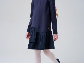 Платье трикотажное для девочек