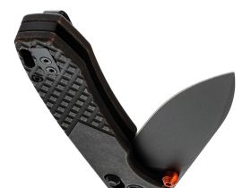 Складной нож Dragonfly-Cu с осевым замком EDC, лезвие из стали 14C28N, медная рукоятка