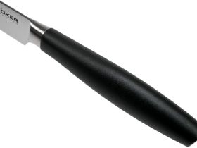 Кухонный нож Bker Core Professional Utility Knife для чистки овощей и фруктов, 90 мм, сталь X50CrMoV15, рукоять пластик