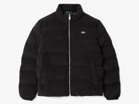 Мужская вельветовая куртка-пуховик Lacoste