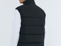 Утеплённый стёганый жилет, Черный