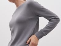 Шерстяной джемпер с округлой горловиной