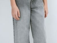Прямые джинсы для девочек, Серый