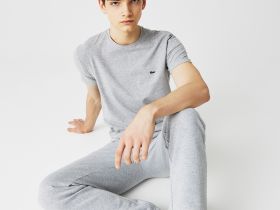 Мужская футболка Lacoste приталенного кроя