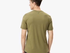 Мужская хлопковая футболка Lacoste стандартного кроя