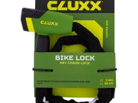 Cluxx Велозамок CLUXX Keeper 85K 5x850мм цепь с ключом (10949), цвет Зеленый-Черный
