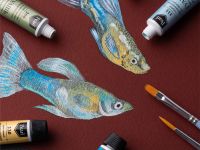 Набор гуаши Малевичъ, 12 цветов по 12 мл, перламутровой