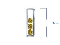 Подвеска из белого золота э4012пд07210004