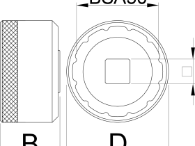 Съемник кареток типа BSA30 Unior 1671.BSA30 (красный)