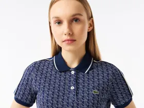 Женское платье-поло Lacoste приталенного кроя