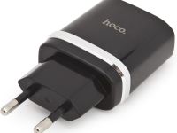 Зарядное устройство Hoco C12Q USB с кабелем microUSB 18 Вт Чёрное