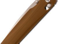 Складной нож SRM Terrier 258L-GW2, сталь 140Cr, рукоять песочный G10