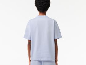 Женская футболка Lacoste свободного кроя из мягкого хлопка