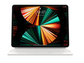 Apple Magic Keyboard с трекпадом для iPad Pro 12.9" (3-го, 4-го, 5-го и 6-го поколений) русская раскладка (белый) (MJQL3)