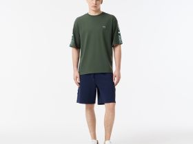 Мужская футболка Lacoste из хлопка