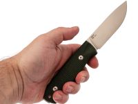 Нож Hot Knife Hoot, сталь D2, рукоять микарта, зеленый