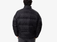 Водоотталкивающий короткий пуховик Lacoste с монограммой