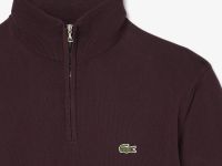 Мужской свитер Lacoste с высоким воротником и застежкой-молнией