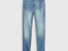 Джинсы Skinny с высокой посадкой, Синий