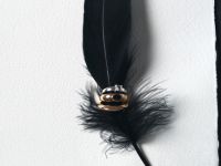 Серьги в виде колец O'STIN x Яндекс Книги, Золотой