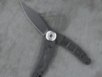 Складной нож Перемен Лисичка BW, сталь 8Cr14MoV, рукоять FRN, черный