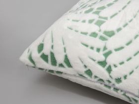 Наволочка декоративная Foliate, зеленая
