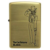 Зажигалка коллекционная Zippo NZ-12 Возвращение кота, серия Ghibli
