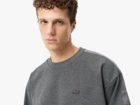 Мужской хлопковый свитшот Lacoste свободного кроя