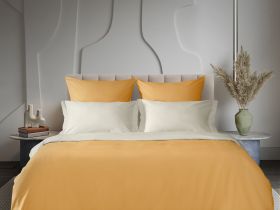 Постельное белье Summer yellow & Onyx gray