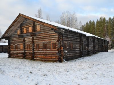 Дом-двор Филина П.П. из деревни Городецк Пинежского района Архангельской области