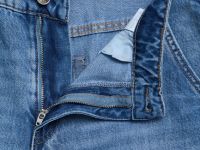 Широкие джинсы с высокой посадкой из лиоцелла, Голубой