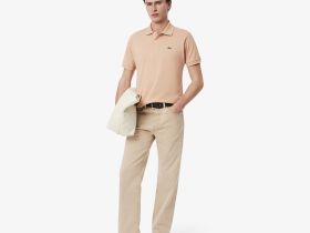 Мужское поло Lacoste L1212 классического кроя