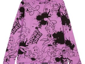 Фуфайка трикотажная для девочек (футболка с длинными рукавами)