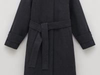 Пальто свободного силуэта с поясом