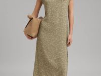 Шифоновое платье миди с цветочным принтом