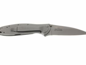 Складной полуавтоматический нож Kershaw Leek 1660, сталь 14C28N, рукоять нержавеющая сталь