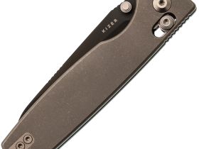 Складной нож Kizer Original 2 Sheepsfoot, сталь S45VN, рукоять титан, серый