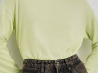 Джемпер с добавлением шерсти свободного силуэта