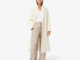 Женская футболка Lacoste свободного кроя из мягкого хлопка с V-образным вырезом