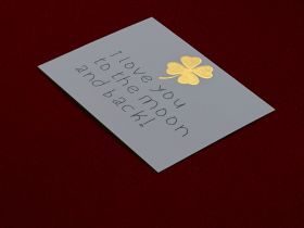 Набор для письма ISKVSSNO Lucky clover (клевер четырехлистный) B7
