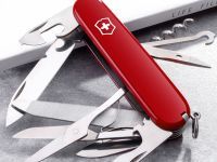Нож перочинный Victorinox Mountaineer, сталь X55CrMo14, рукоять Cellidor®, красный