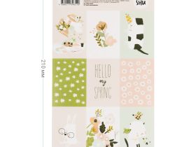 Наклейки бумажные MESHU "Inspiration", 12*21см, 9 наклеек