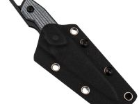 Туристический нож Kizer Groom black сталь D2, рукоять Denim Micarta