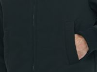 Утеплённый бомбер с отложным воротником, Черный