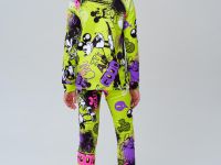 Термокомплект трикот. для девочек: фуфайка (футболка) с длин. рук, брюки для эпизод. использования