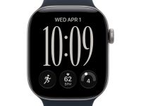 Смарт-часы Apple Watch Series 12 46mm Space Gray Aluminum Case with Navy Blue Sport Band (M/L)