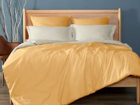 Постельное белье Summer yellow & Onyx gray