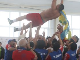 Чурапчинец Никита Софронов завоевал звание абсолютного чемпиона Игр Манчаары