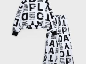 Комплект трикотажный для девочек: толстовка, брюки