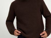 Джемпер с рукавом реглан и округлой горловиной